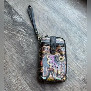 Sakroots Multicolor Patterned Wristlet